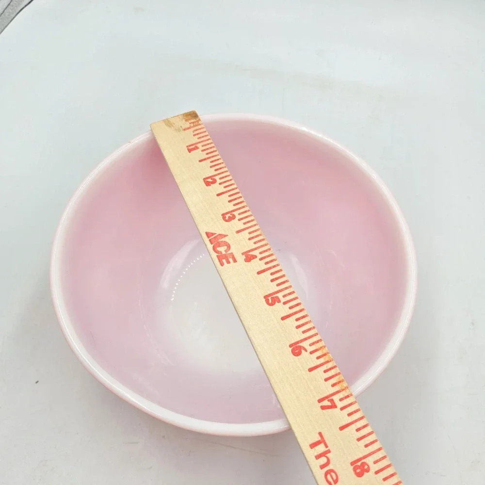 Vintage Pyrex 402 Red Mixing Bowl Rare 1940s Primary Medium Bowl EUC Grandmacore